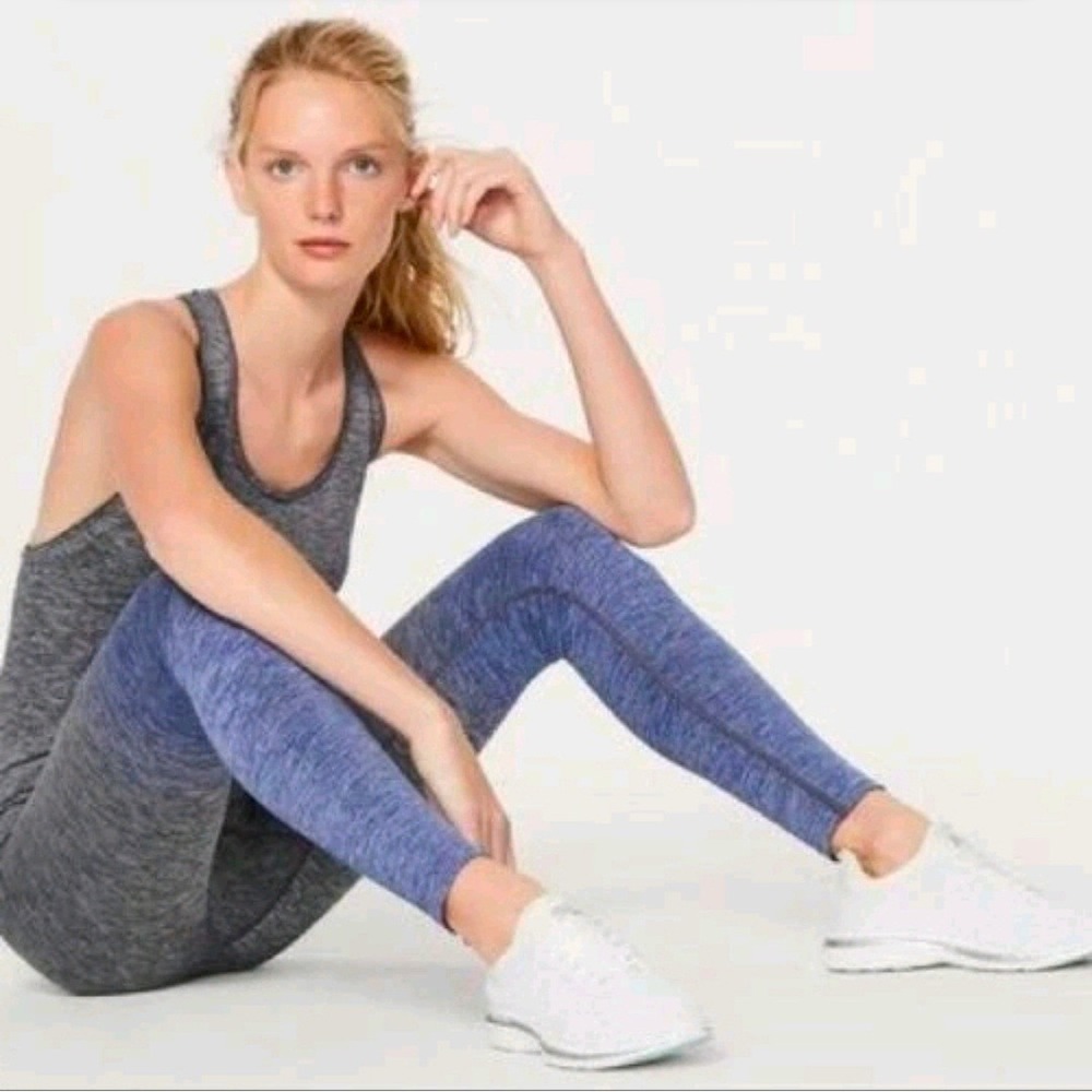 Lululemon Balance + Resist Jumpsuit Womens Midnight Navy Psychic Ombre 8 LW1AOIS